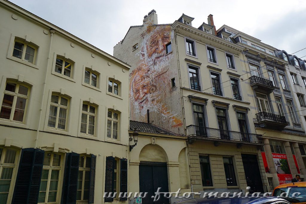 Wandmalerei gehört zu Brüssels Schokoladenseiten