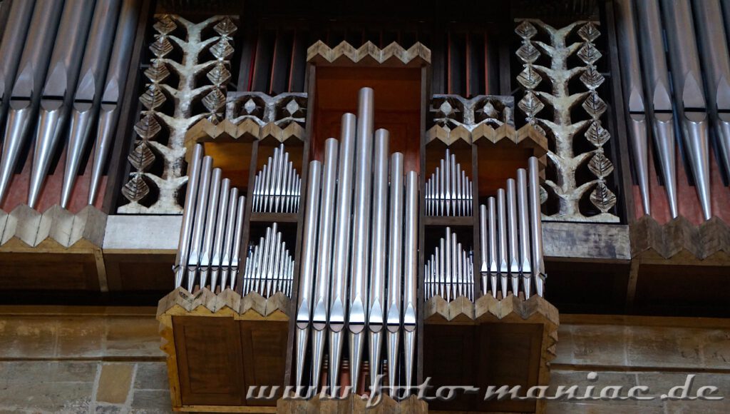 Detail der Orgel im Dom von Bamberg