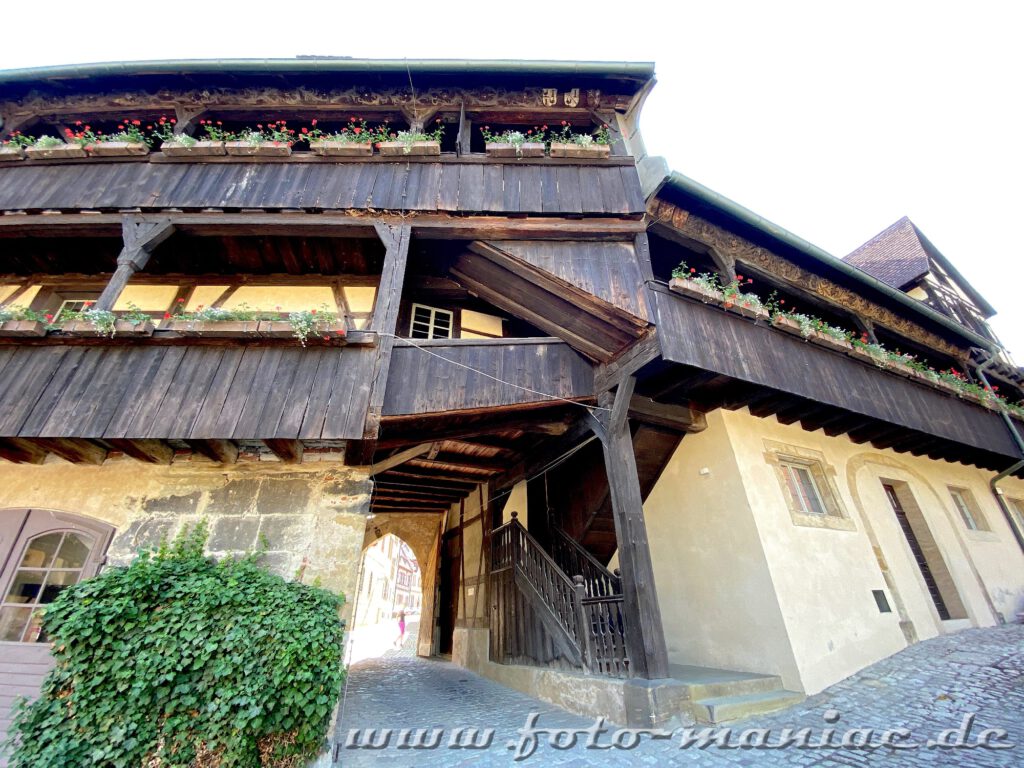 Die Alte Hofhaltung in Bamberg gehört zu den sehenswerten Fachwerkbauten der Stadt