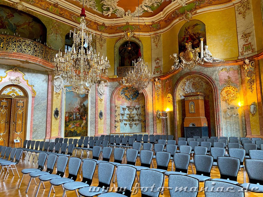Festsaal in der Heidecksburg in Rudolstadt