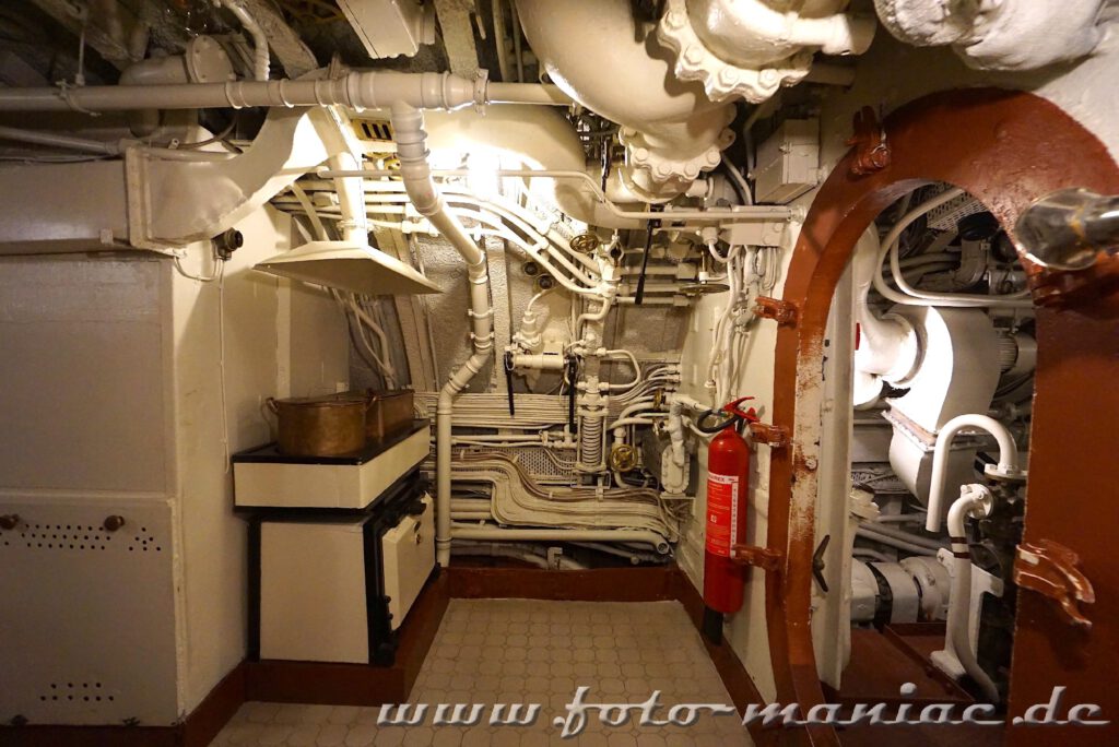 Koch-Nische im U-Boot Lembit im Meereskundemuseum in Tallinn