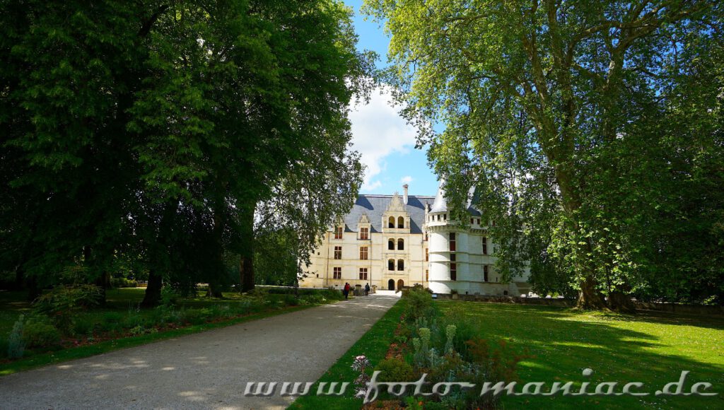 Vorderansicht von Chateau Azay-le-Rideau