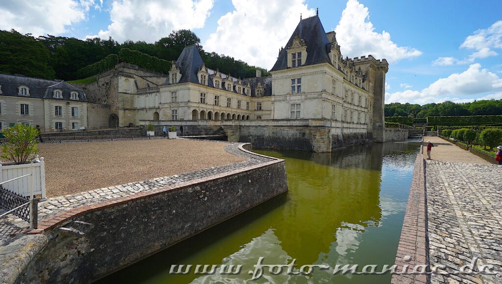 Blick auf das Chateau Villandry