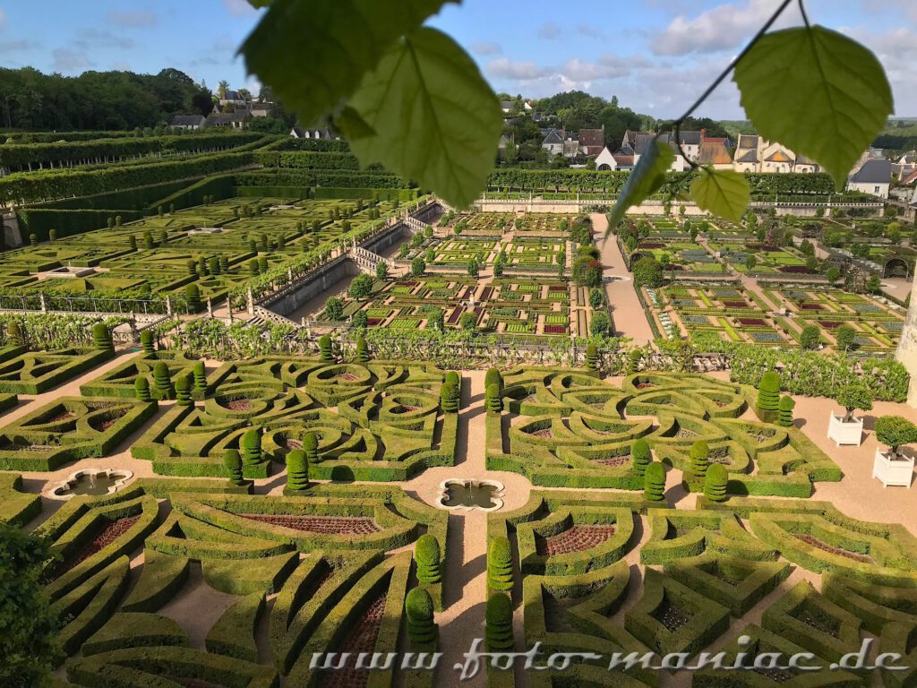 Akkurat angelegt - der Garten von Chateau Villandry