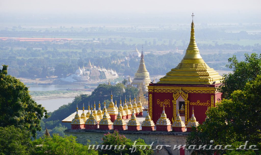 Blick vom Sagaing Hill