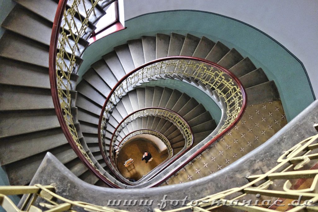 Sehenswerte Treppen in einem Jugendstilhaus in Riga