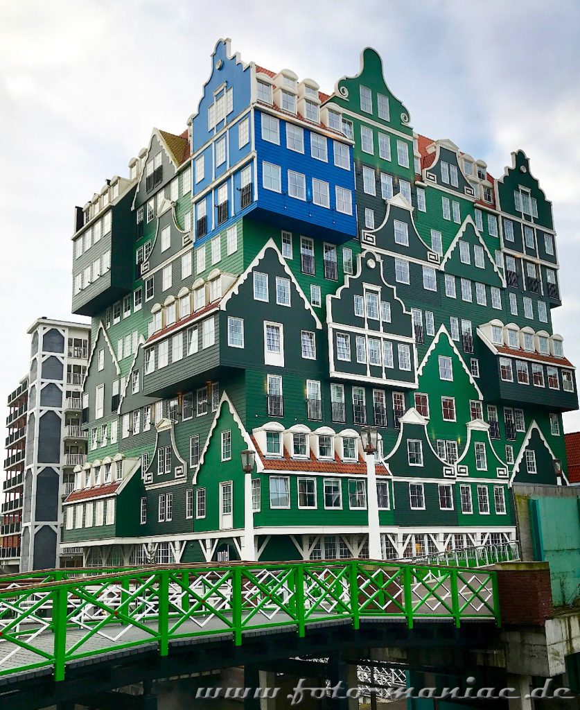 Sehenswerte Fassaden: Hotel in Zaandam, Holland