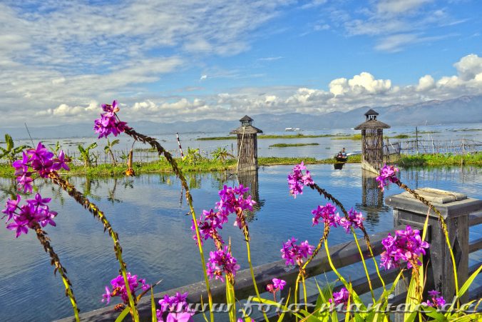 idyllischer Inle-See in Myanmar