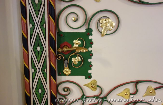 Jede Türklinke im prachtvollen Landgericht in Halle ist anders gestaltet