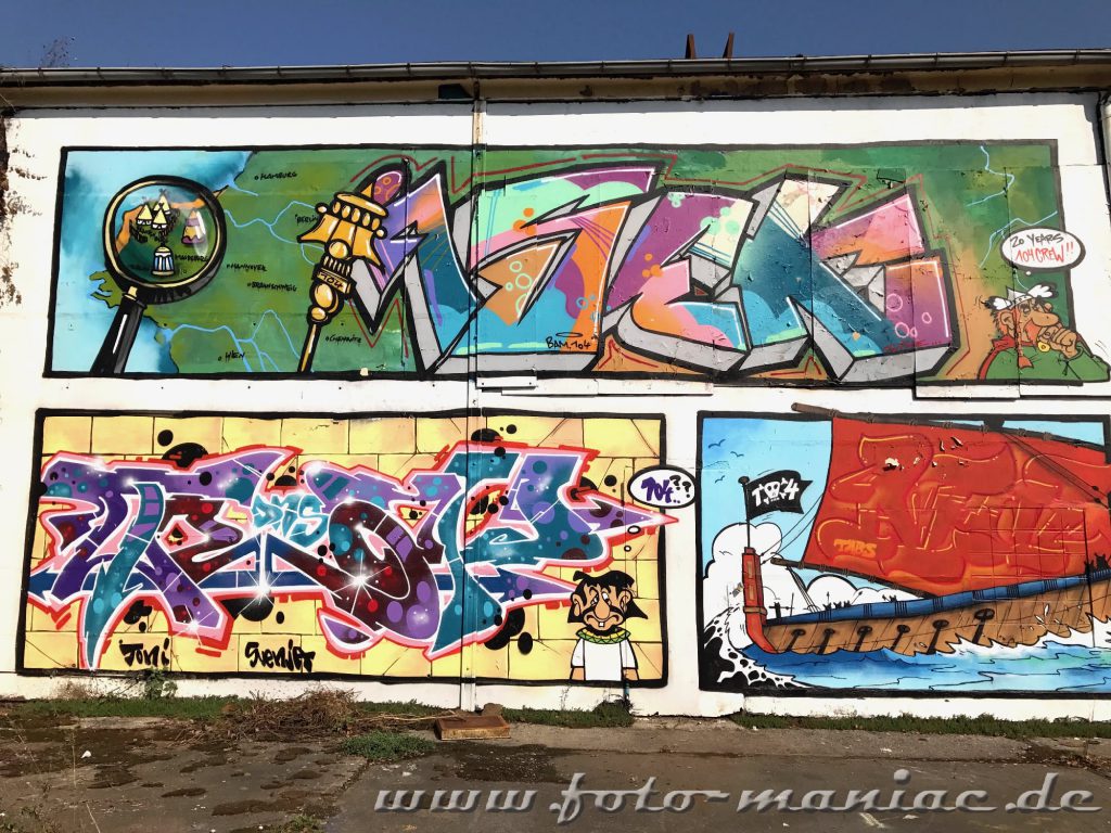 Streetart: Bunte Werkschau in Magdeburg