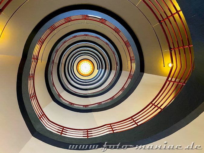 Hamburgs schöne Spiralen sieht man auch im Sprinkenhof