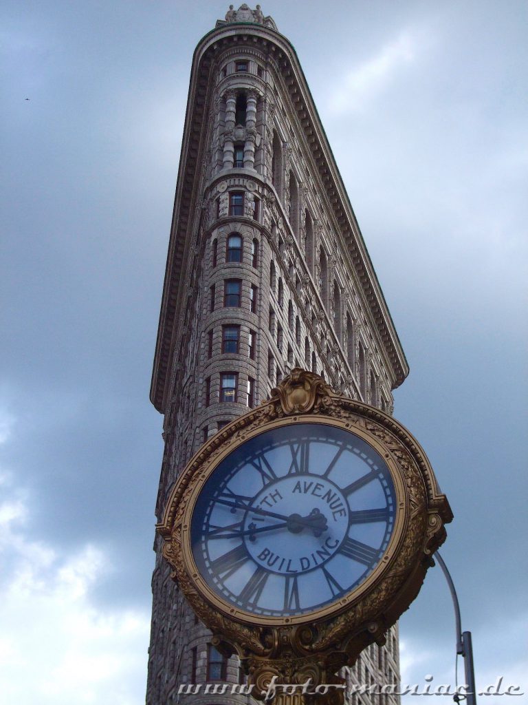 Sehenswerte Fassade vom Flat Iron in New York