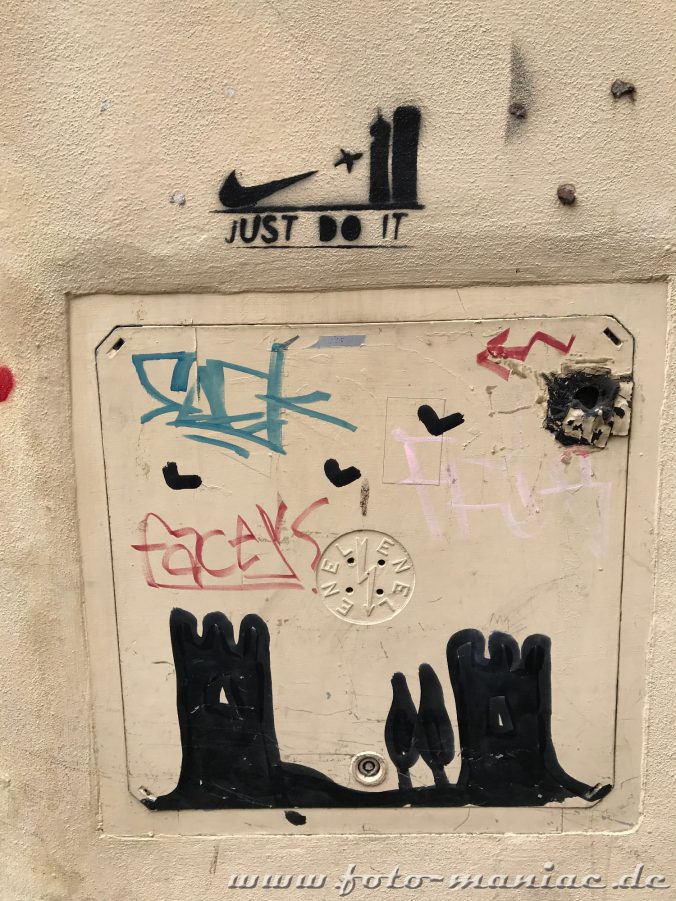 Hochhäuser Graffiti