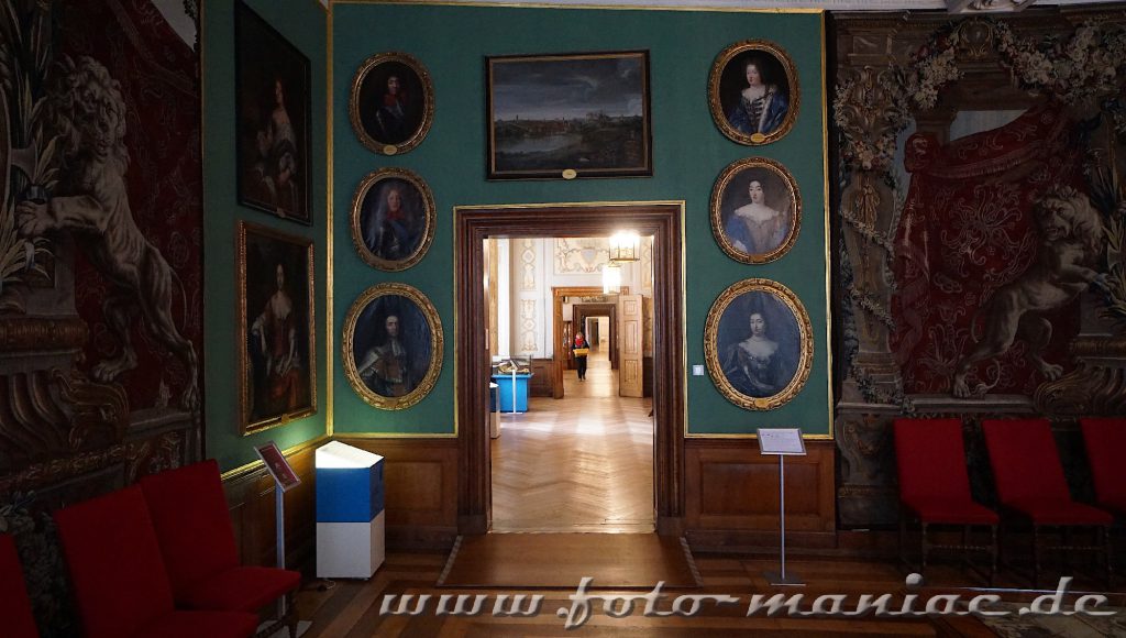 Bilder und Wandschmuck im Barock-Schloss Friedenstein in Gotha