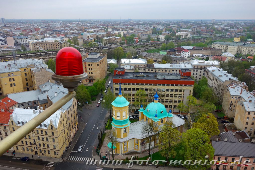 Das schmucke Riga: Blick auf die Alexander-Newski-Kirche