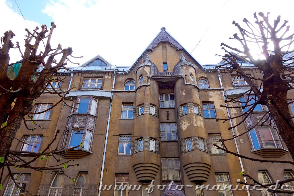 Das schmucke Riga - Jugendstilgebäude, das renoviert werden muss