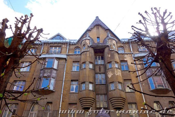 Das schmucke Riga - Jugendstilgebäude, das renoviert werden muss