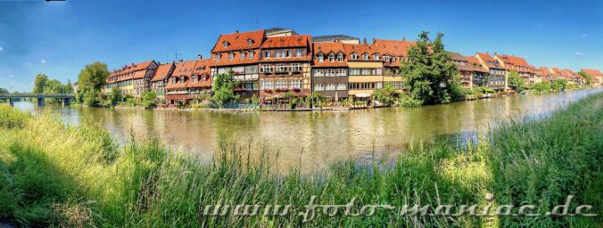 Ein muss beim Bummel im beschaulichen Bamberg ist das Klein Venedig mit seinen alten Fischerhäusern