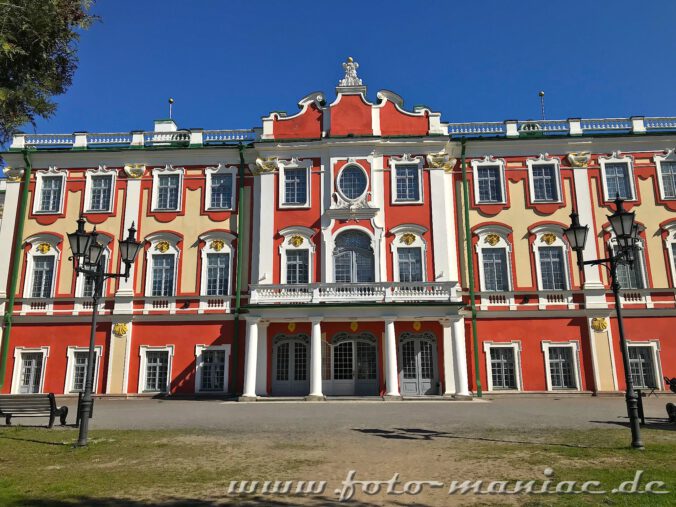 Vorderansicht von Schloss Katharinental in Tallinn