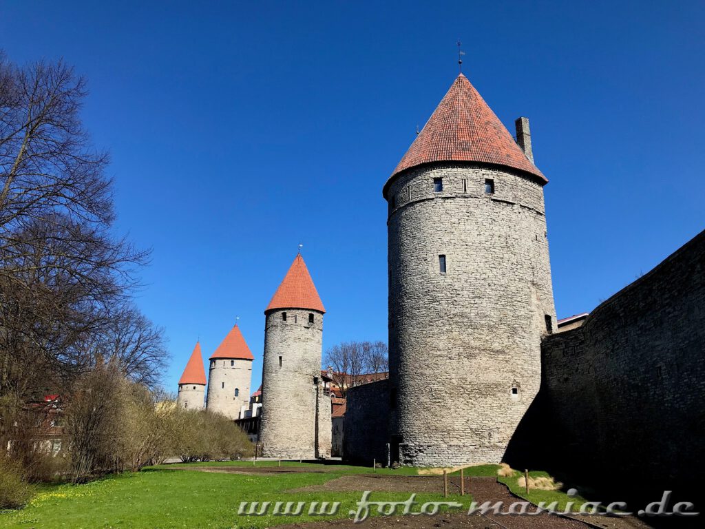 Sehenswerte in Tallinn - die vier Türme der Stadtmauer