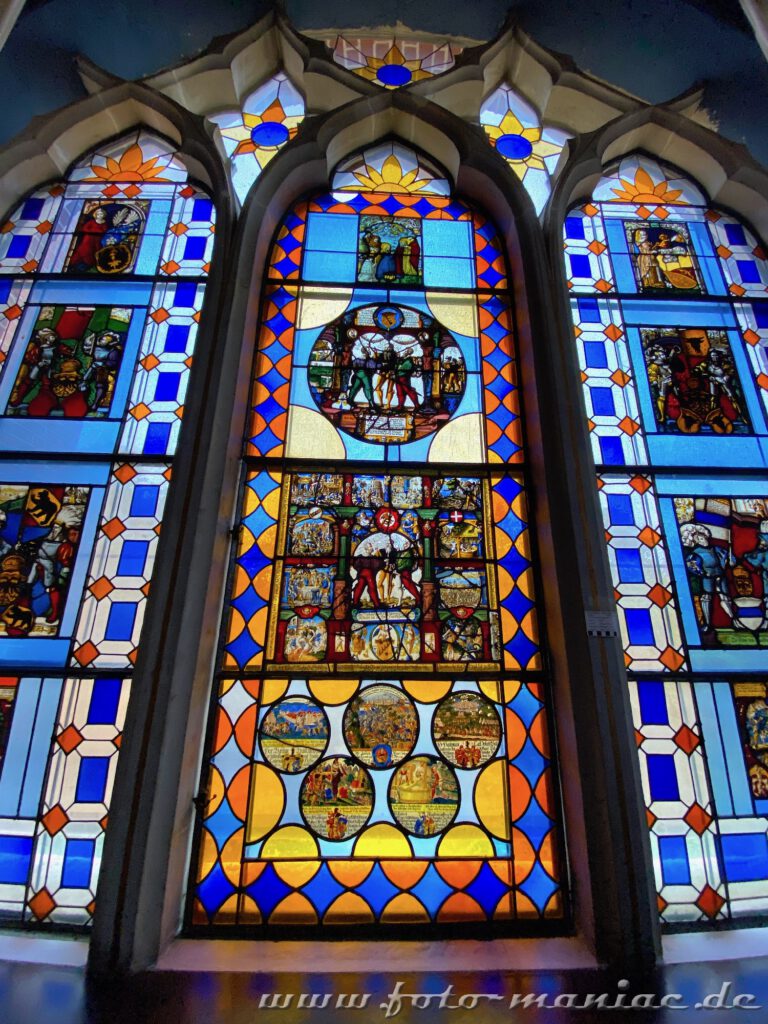 Fenster im Gotischen Haus im idyllischen Wörlitzer Park
