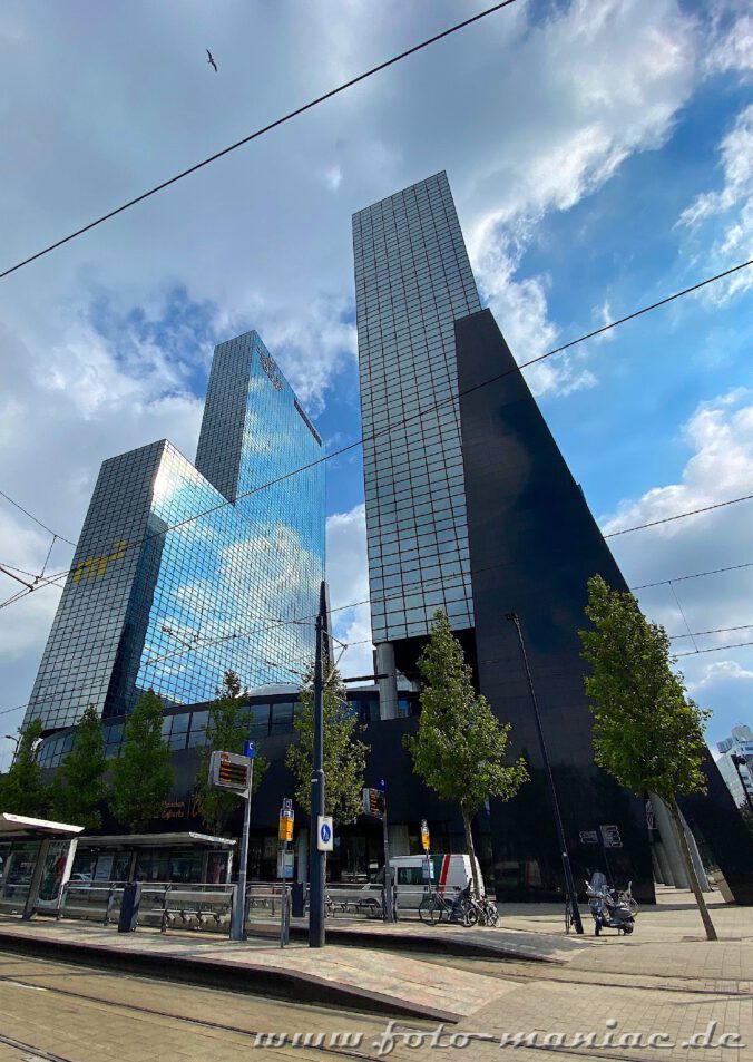 Fast wie ein Tetris-Stein - Rotterdams Architektur bringt zum Schmunzeln