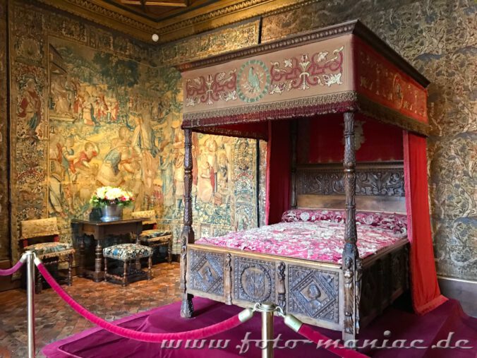 Prunkvolle Wandteppiche aus Flandern idyllischen Chateau Chenonceau