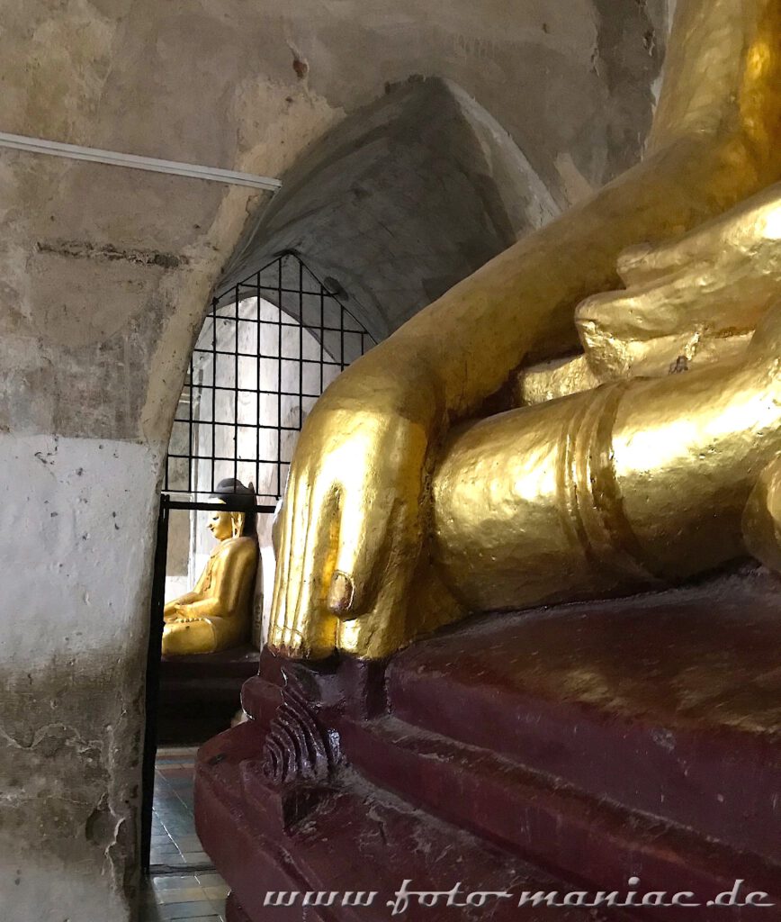 Zwei goldenen Buddhas