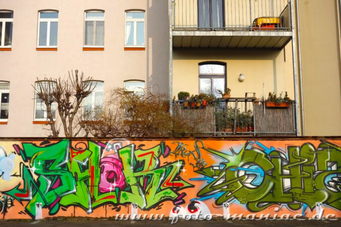Graffito auf einer Mauer