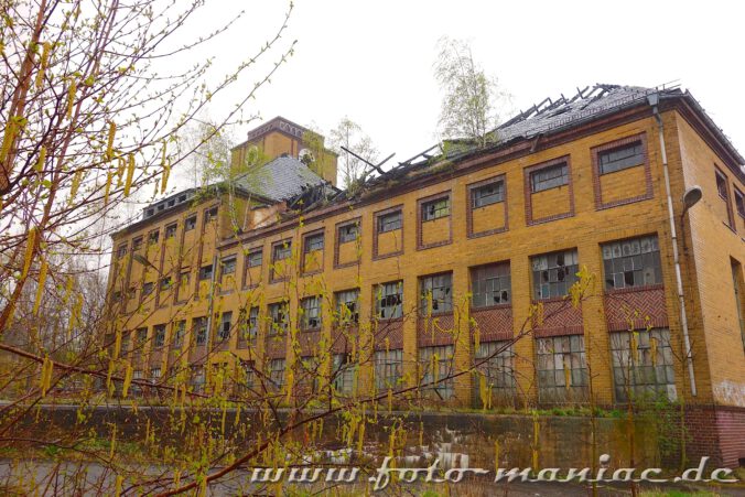 Gebäude der verlassenen Brauerei Sternburg