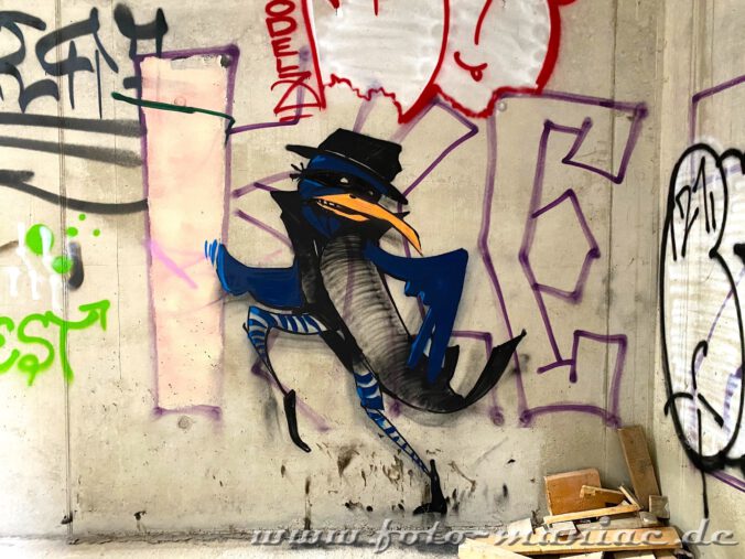 Vogel-Graffito