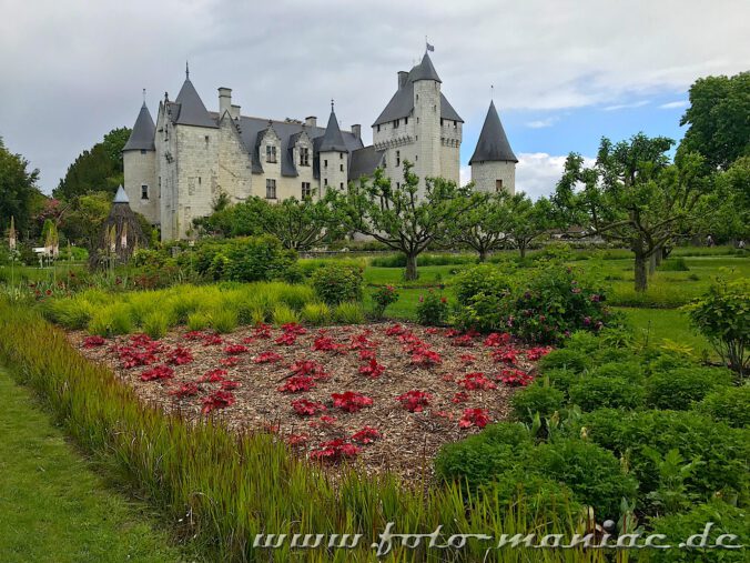 Der üppige Garten vom märchenhaften Chateau Rivau