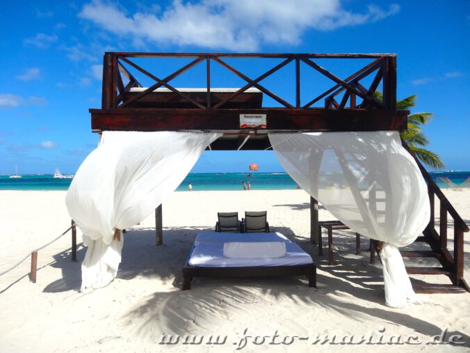 Strandbett in Punta Cana