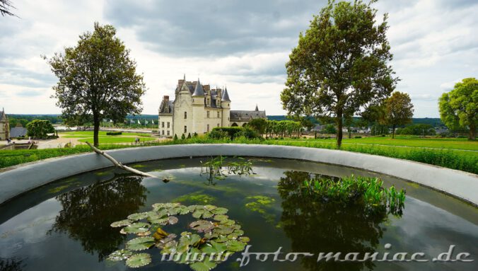 Schloss Amboise mit Wasserbecken