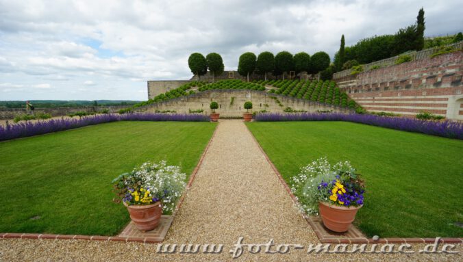 Der schöne Garten von Schloss Amboise