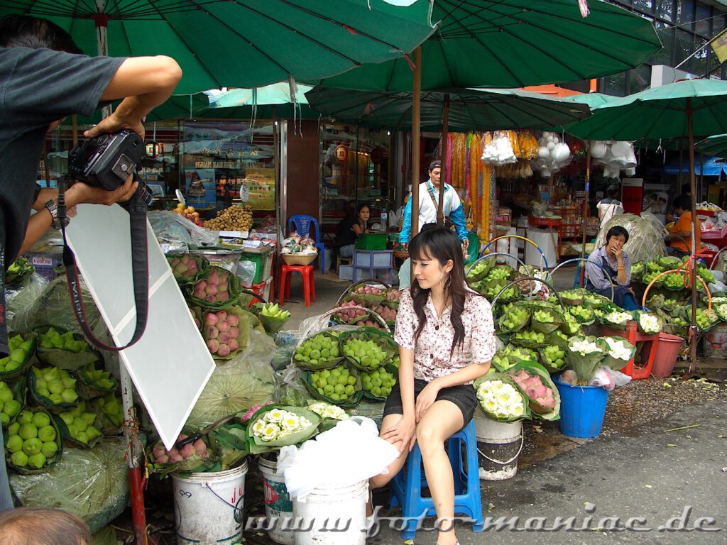 Thailands schmucke Juwelen - ein Besuch auf dem Blumenmarkt in Bangkok