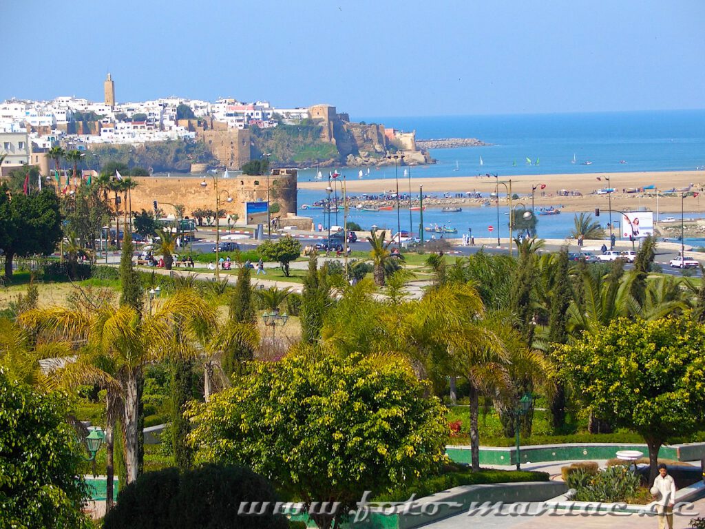 Blick auf Rabat mit den Befestigungsanlagen