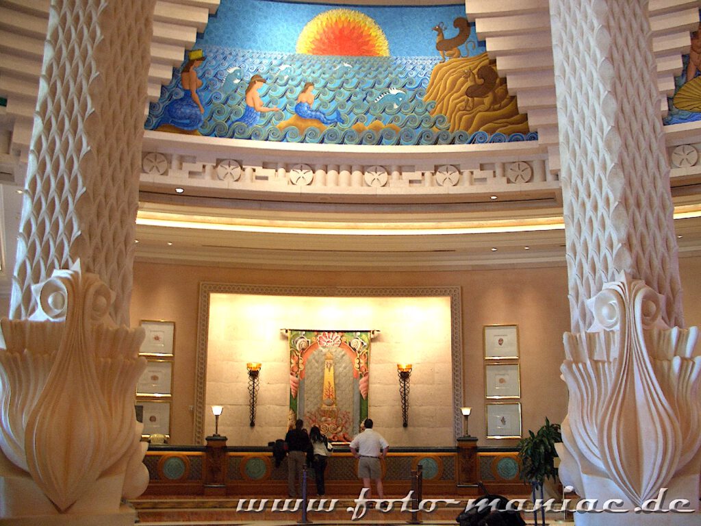 Lobby im Hotel Atlantis auf Paradise Island