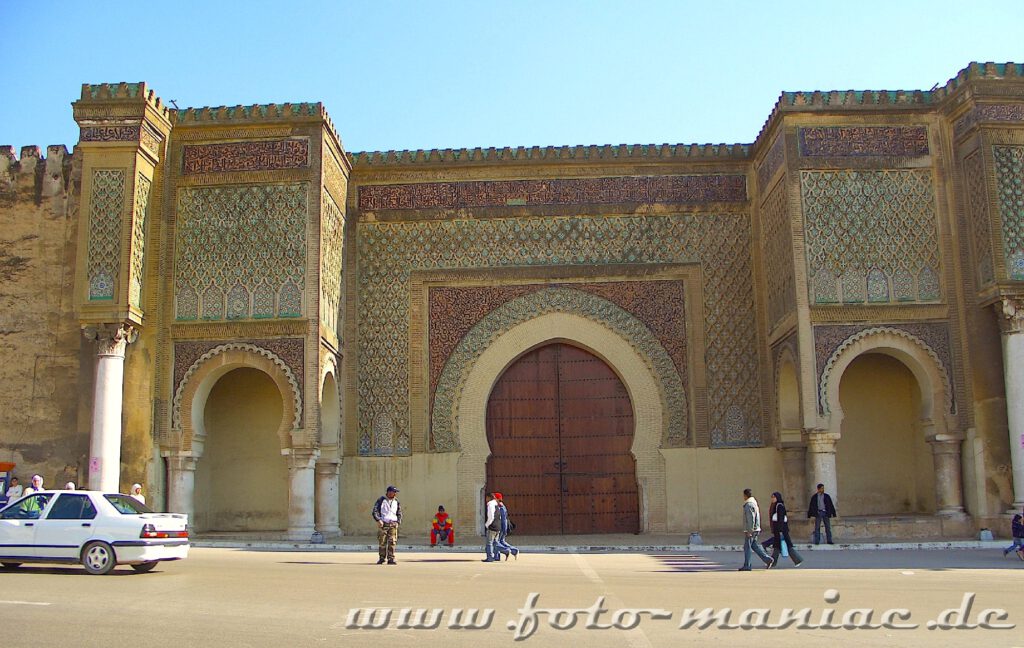 Bab Mansour ist das. schönste Tor Marokkos