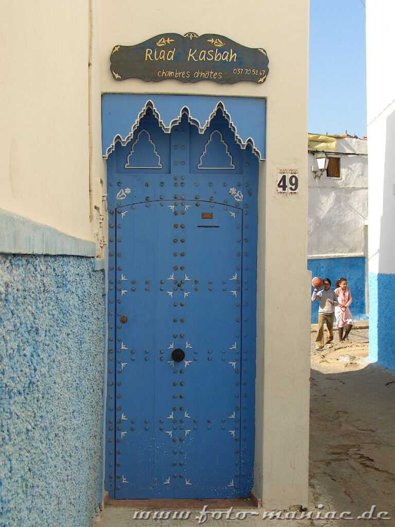 Aufwändig gestaltete Türen in der Kasbah von Rabat