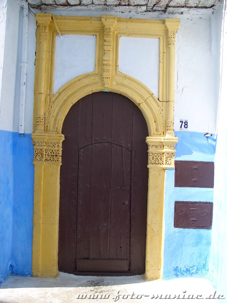 Kostbare Türen in der Kasbah von Rabat