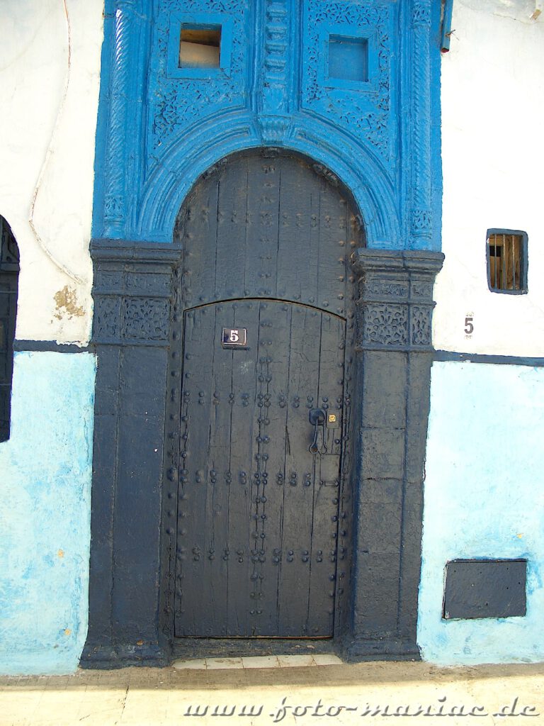 Viele schöne Türen kann man in der Kasbah von Rabat sehen