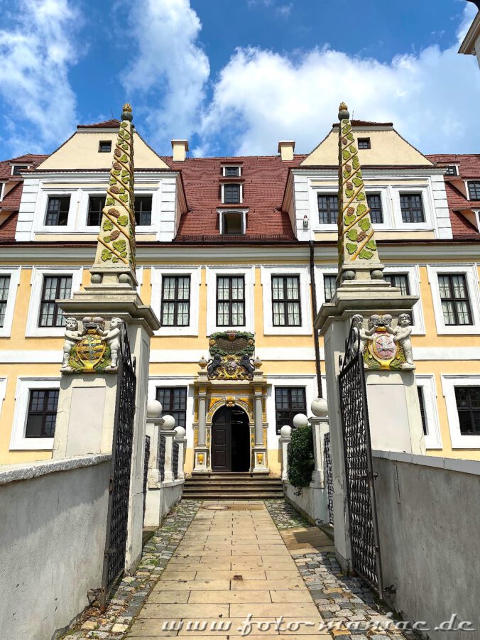 Herrschaftlicher Zugang zum Schloss Delitzsch