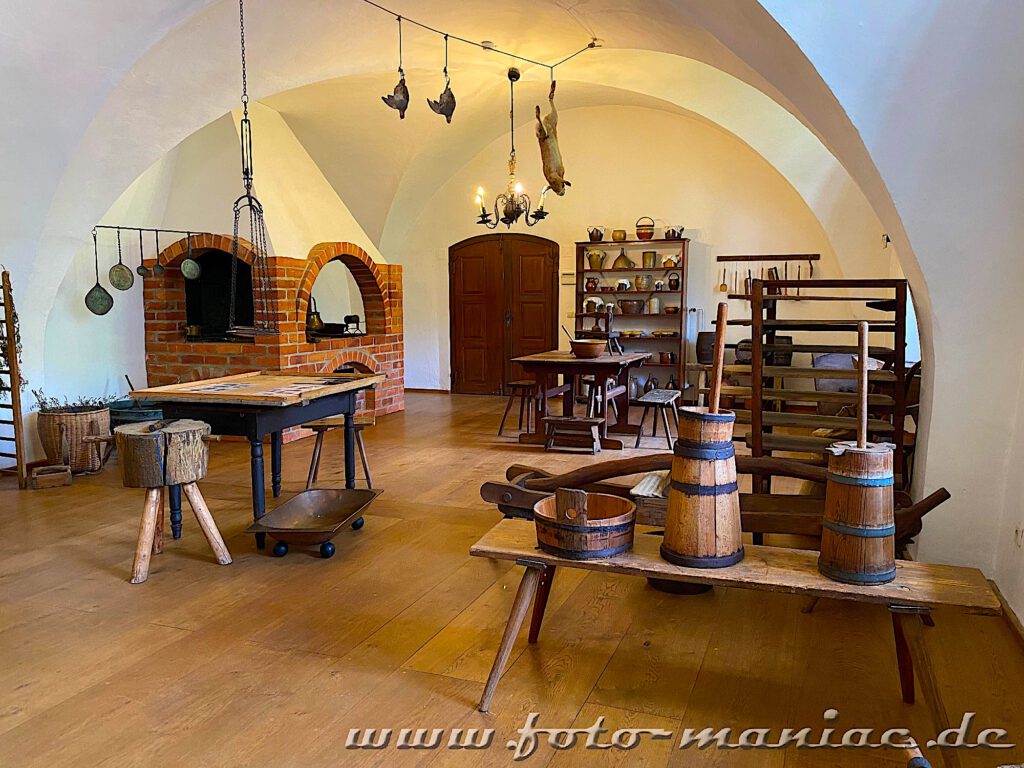 Die Küche im Schloss Delitzsch