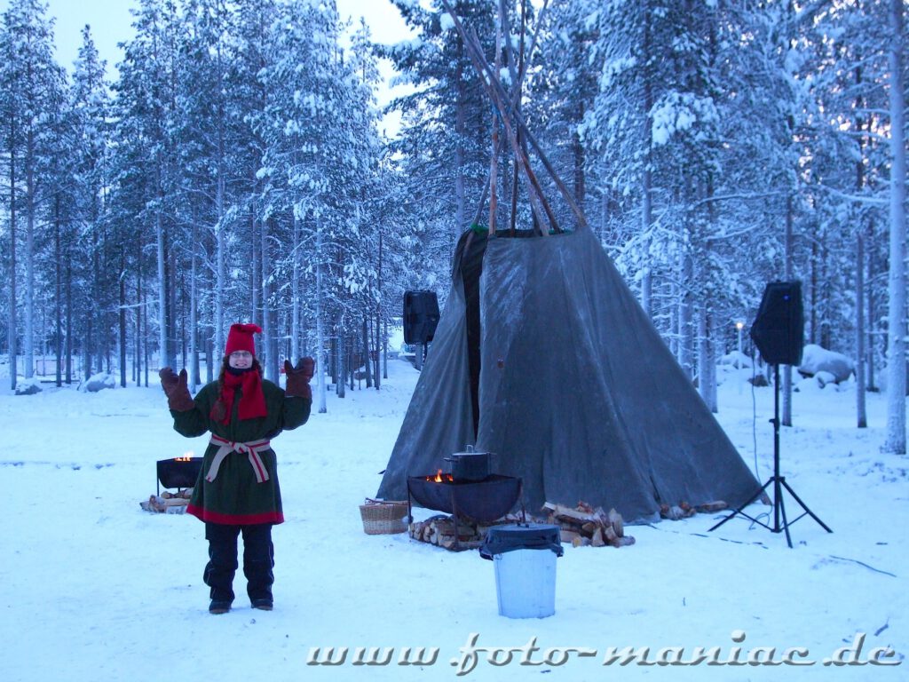 Zelt in Lappland