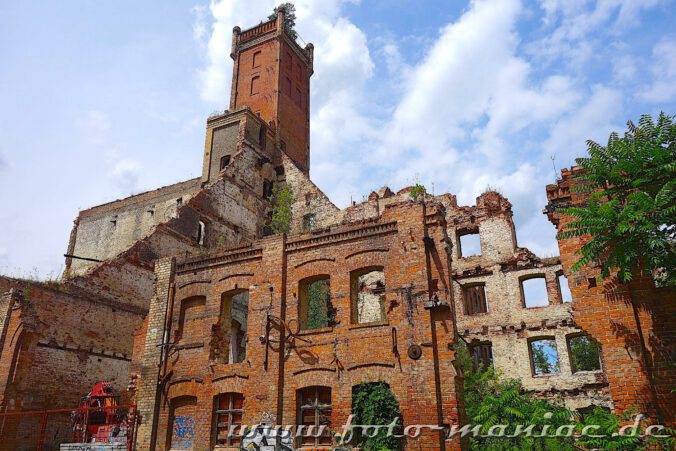 Verlassene Böllberger Mühle in Halle