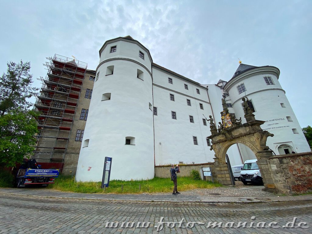 Der Hintereingang von Schloss Hartenfels