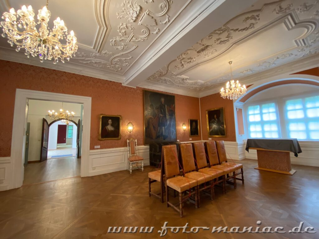 Ein Salon im Schloss Köthen