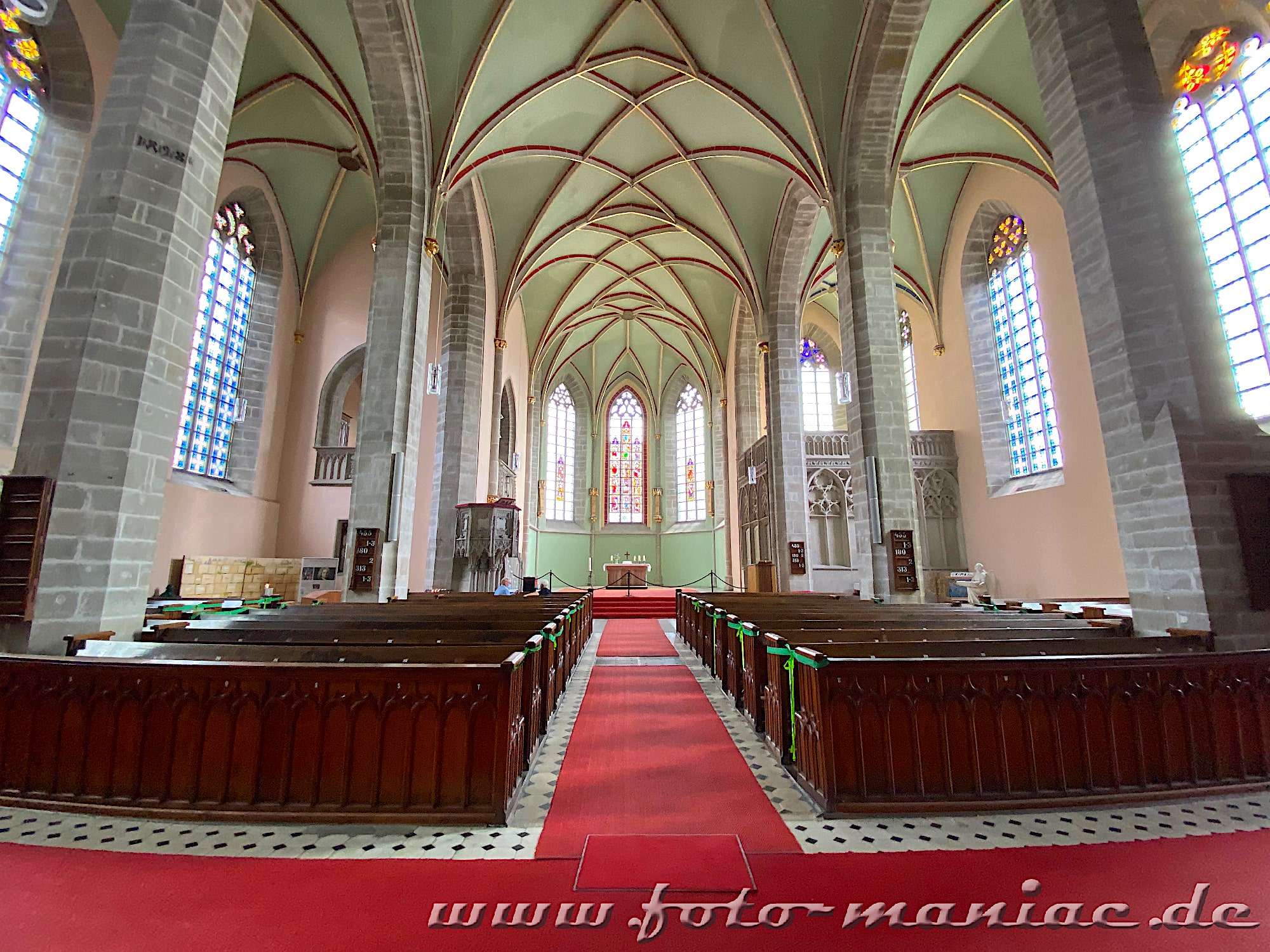 Blick in die St. Jakob-Kirche in Köthen