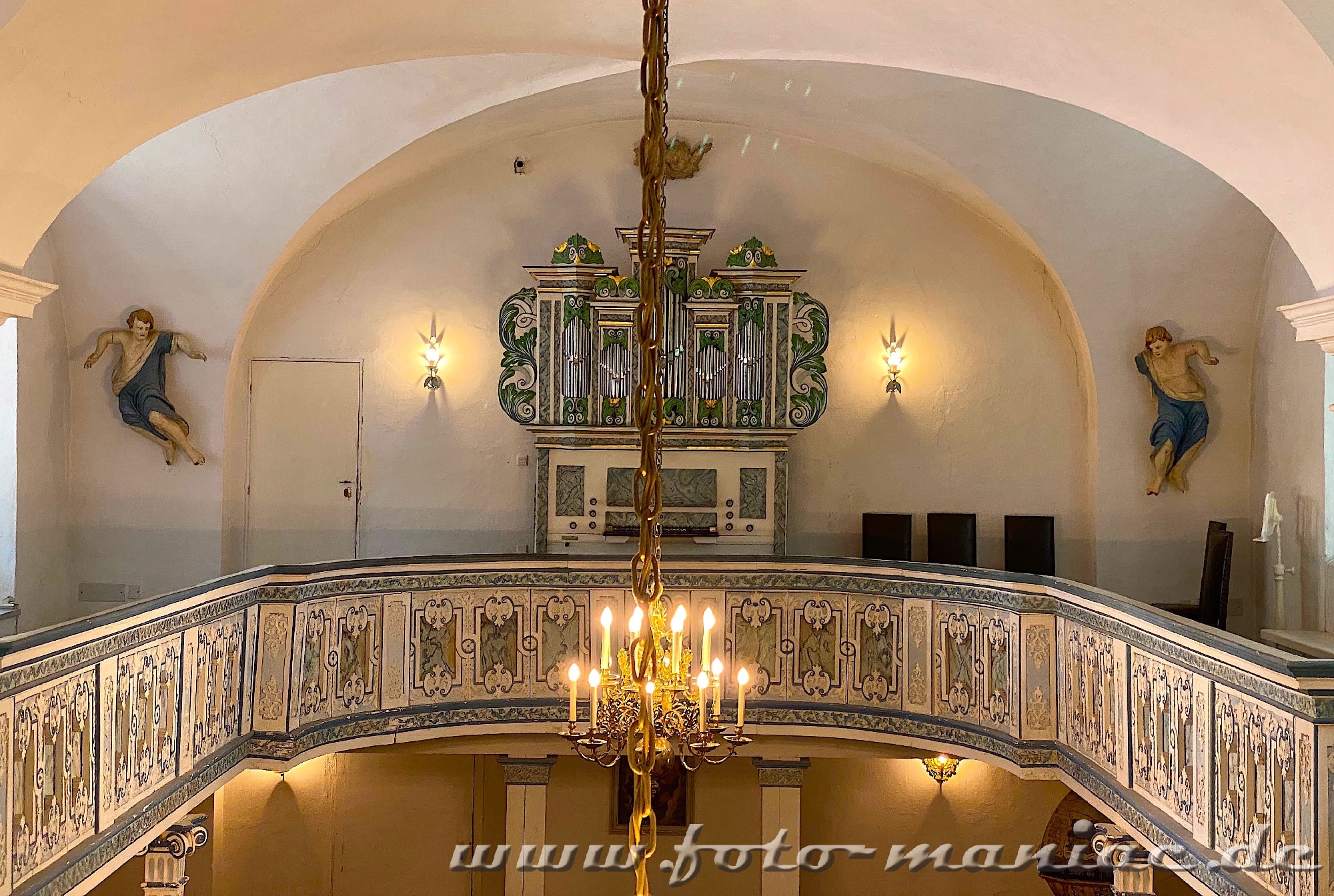 Die Orgel in der Kapelle von Schloss Köthen